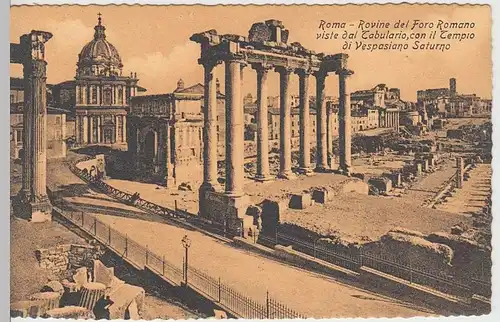 (36466) AK Rom, Roma, Rovine del Foro Romano, vor 1945