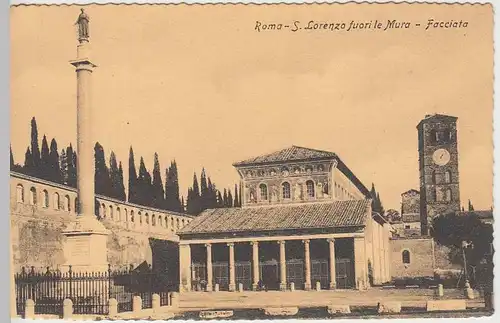 (36462) AK Rom, Roma, S. Lorenzo fuori le Mura, vor 1945