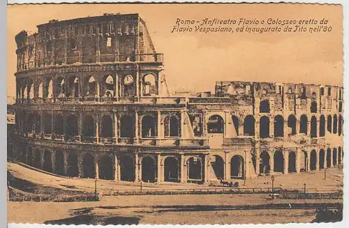 (36457) AK Rom, Roma, Anfiteatro Flavio o Colosseo, vor 1945