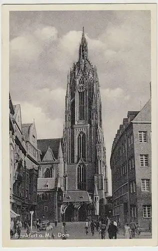 (36438) AK Frankfurt a.M., Dom, Feldpost 1940