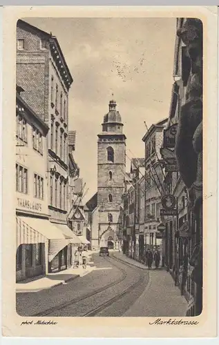 (36188) AK Gotha, Marktstraße, Feldpost 1940