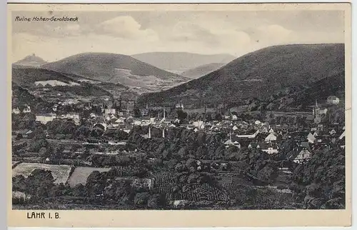 (36144) AK Lahr in Baden, Ruine Hohen-Geroldseck, 1938