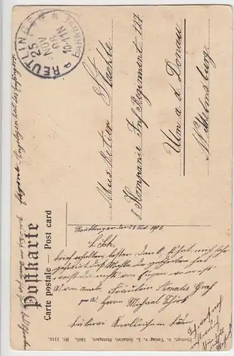 (36117) AK Rotenberg (Stuttgart), Kapelle, Inneres, 1906