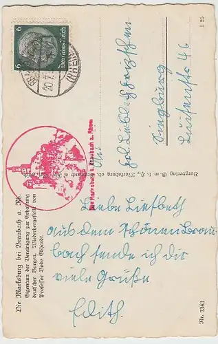 (36031) AK Frankfurt a.M., Trierische Gasse m. Dom, 1924