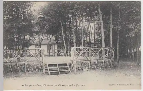(35699) AK Les Belges au Camp d'Auvours par Champagné, vor 1945