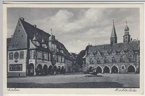 (35489) AK Goslar, Marktplatz, 1941