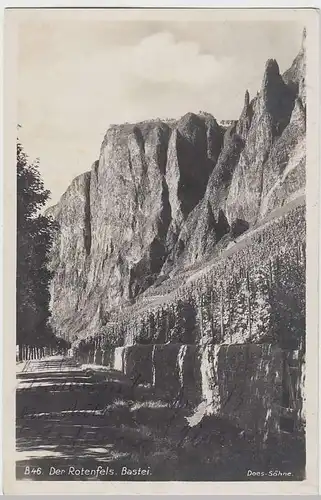 (35437) Foto AK Rotenfels, Bastei, 1930