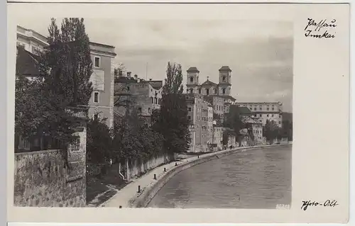 (35327) Foto AK Passau, Innkai, vor 1945