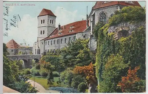 (35247) AK Halle a. S., Moritzburg, 1911