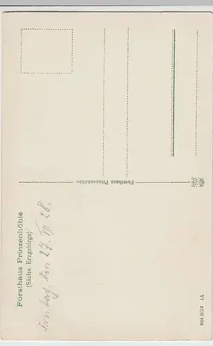 (35236) AK Prinzenhöhle (Hartenstein), Höhleneingang, 1928