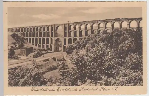 (35233) AK Netzschkau, Göltzschtalbrücke, 1928