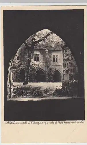 (35213) AK Halberstadt, Liebfrauenkirche, Kreuzgang, 1928