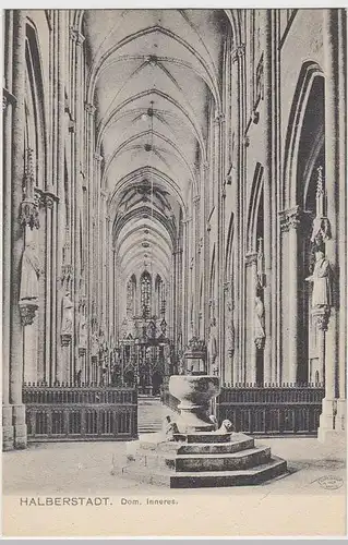 (35211) AK Halberstadt, Dom, Inneres, vor 1945