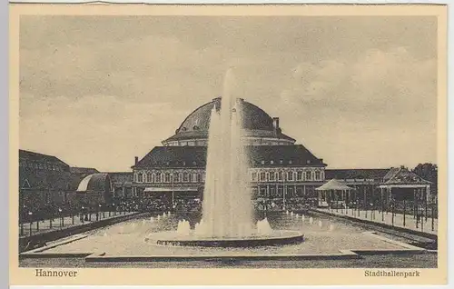 (35207) AK Hannover, Stadthallenpark, vor 1945