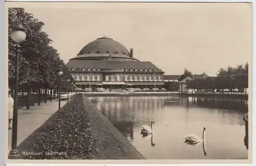 (35198) Foto AK Hannover, Stadthalle, 1930