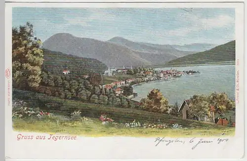 (30488) AK Gruss aus Tegernsee, vor 1905