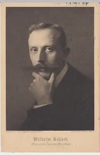 (30381) AK Wilhelm Schack, Mitglied d. Dt. Reichstages, 1911