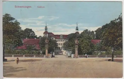 (30374) AK Schwetzingen, Schloss, Feldpost 1916