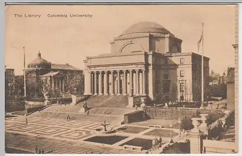 (30363) AK New York, Columbia University, Bibliothek, 1930