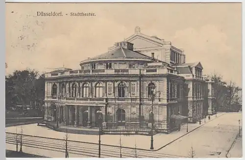 (30332) AK Düsseldorf, Stadttheater, 1913