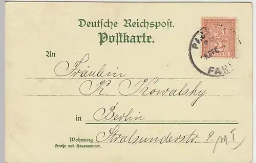 (30290) AK Gruss aus Köln, Dom, Post, Denkmal Wilhelm I., Litho vor 1905