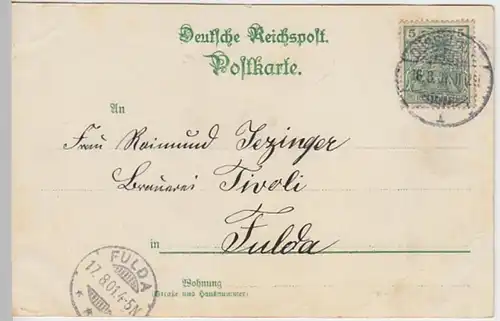(30258) AK Gruss aus Düsseldorf, Floragarten, 1901