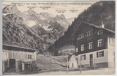 (30152) AK Oberstdorf (Bayr. Allgäu), Einödsbach, vor 1945