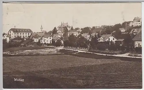 (30105) AK Wohlen AG, Aargau, Panorama, 1922