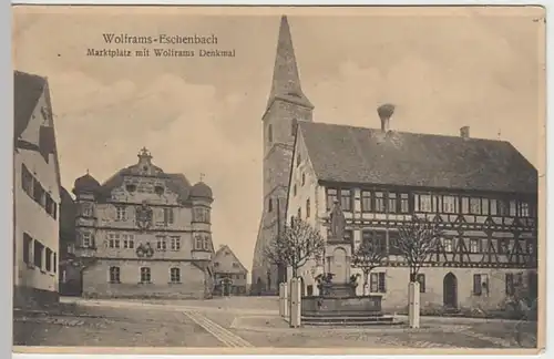 (30101) AK Wolframs-Eschenbach, Marktplatz, vor 1945