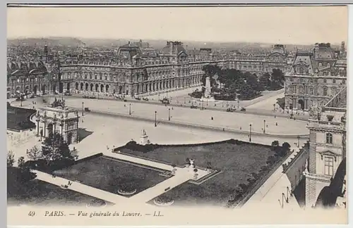 (30075) AK Paris, Le Louvre, Panorama, 1909