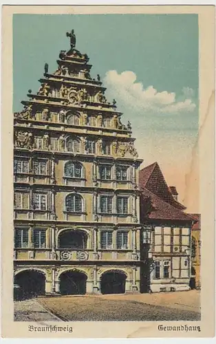 (30064) AK Braunschweig, Gewandhaus, 1927
