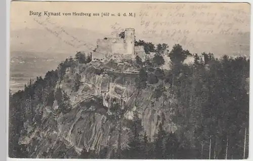 (30040) AK Burg Kynast (Burg Chojnik), 1923