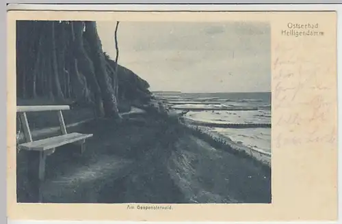 (30033) AK Ostseebad Heiligendamm, Am Gespensterwald, 1924