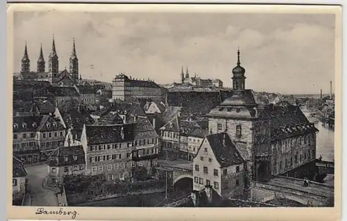 (30029) AK Bamberg, Panorama, 1938