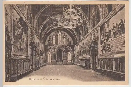 (35178) AK Hildesheim, Rathaus-Saal, 1912
