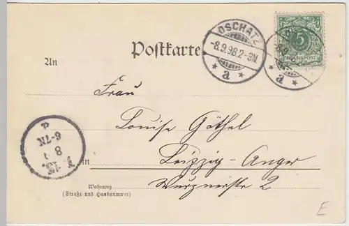 (35172) Künstler AK "Entscheidende Worte", Liebespaar im Park, 1898