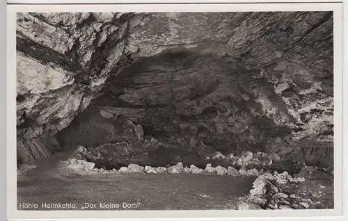 (35159) Foto AK Uftrungen, Höhle Heimkehle, der kleine Dom, vor 1945