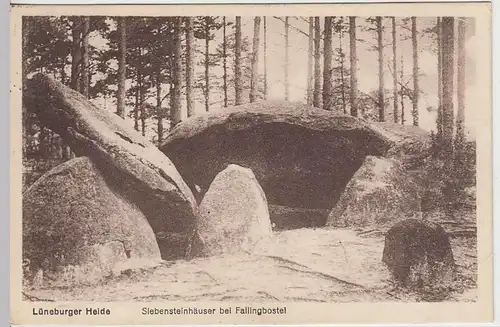(35095) AK Fallingbostel, Lüneburger Heide, Siebensteinhäuser, 1926