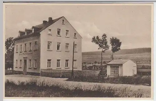 (34939) AK Crottendorf, Hotel Fürst Bismarck, vor 1945