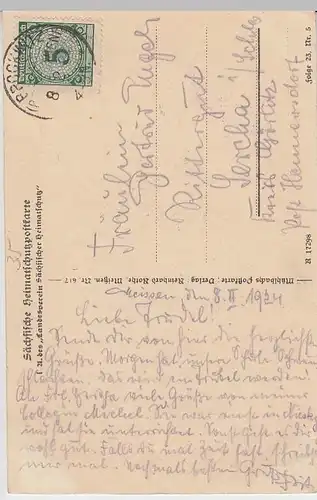 (34671) AK Alt-Meißen, Domsteig, 1924