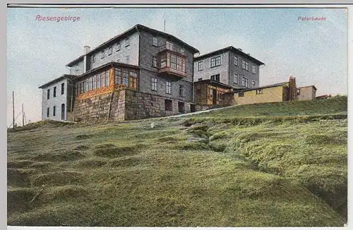 (34647) AK Riesengebirge, Peterbaude, vor 1945