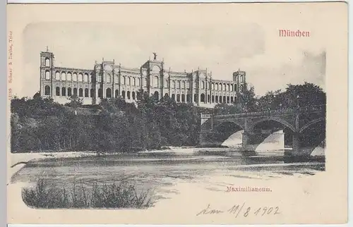 (34592) AK München, Maximilianeum, 1902