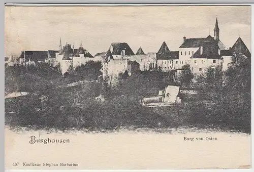 (34584) AK Burghausen, Burg, vor 1905