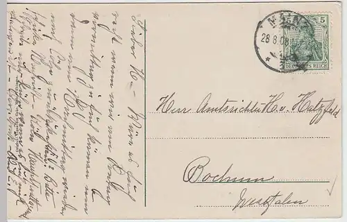 (34580) AK Wildbad, Olgastraße, Trinkhalle, 1908