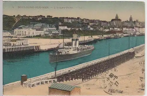 (34561) AK Boulogne-Sur-Mer, Hafen, 1927