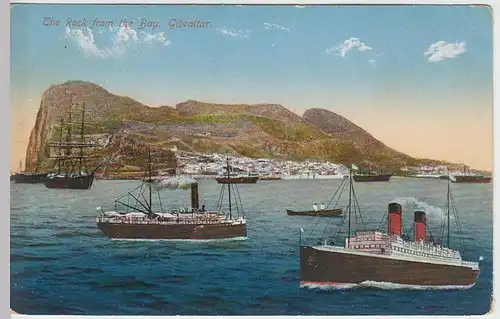 (34560) AK Fels von Gibraltar, vor 1945