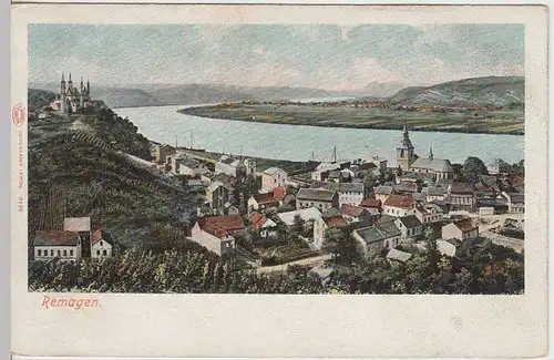 (34533) AK Remagen, Panorama, vor 1905