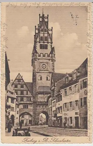 (34534) AK Freiburg i.Br., Schwabentor, 1916