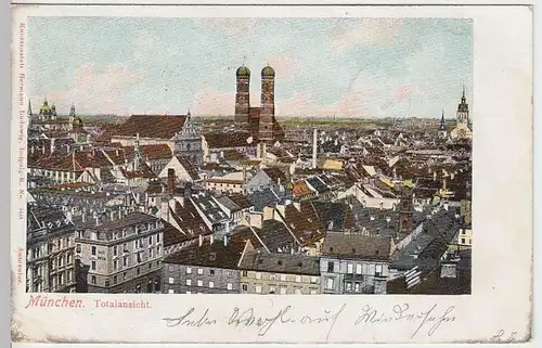 (34532) AK München, Totalsansicht, 1902