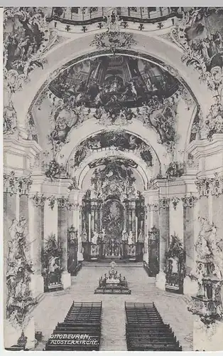 (34466) AK Ottobeuren, Klosterkirche, Inneres, vor 1945